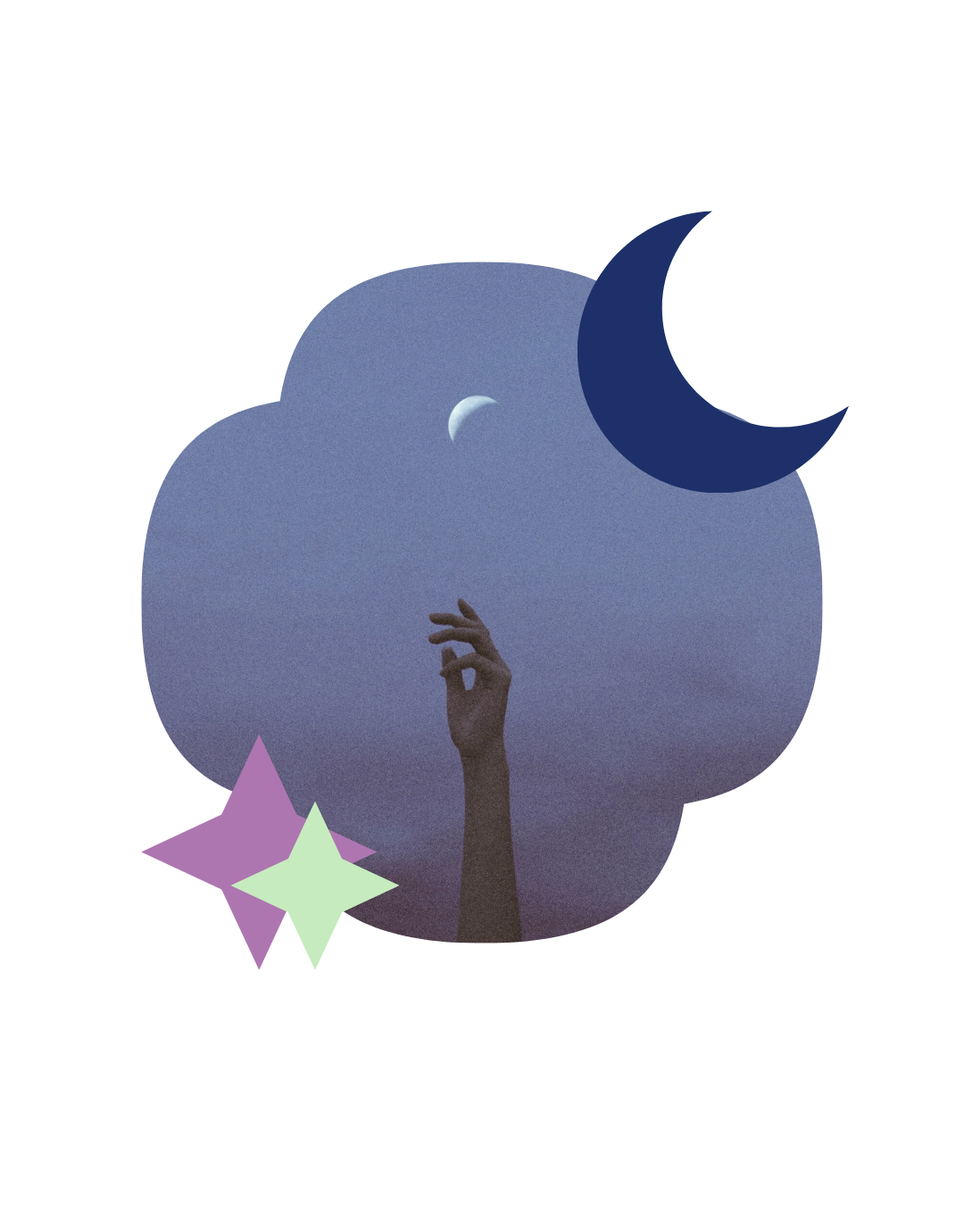 hand reaching for moon moonchild counseling somatic trauma therapy perfectionism burnout people-pleasing emdr anxiety texas florida connecticut